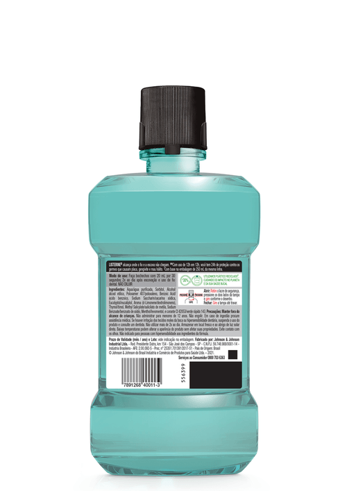 Antisséptico Bucal Listerine Cool Mint Hortelã Leve 500ml Pague 350ml