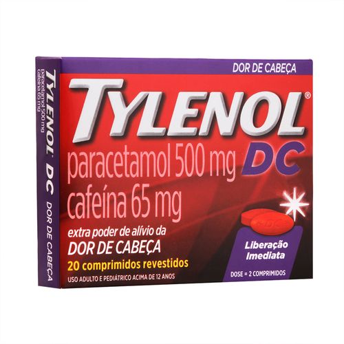 Tylenol DC com 20 comprimidos