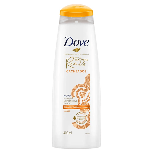 Shampoo Dove Texturas Reais Cacheados 400ml