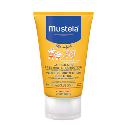 Protetor Solar Mustela baby e infantil FPS 50+ 100ml