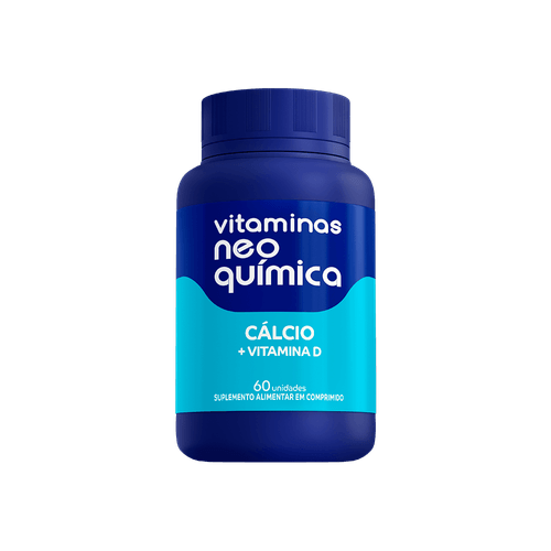 Vitaminas Neo Química Cálcio com 60 Comprimidos