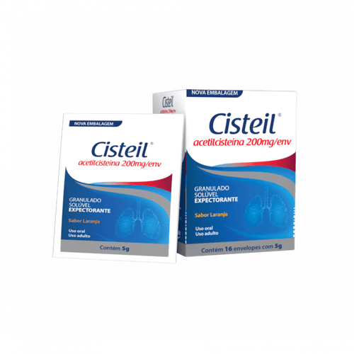 Cisteil 200mg com 16 Sáches 5g