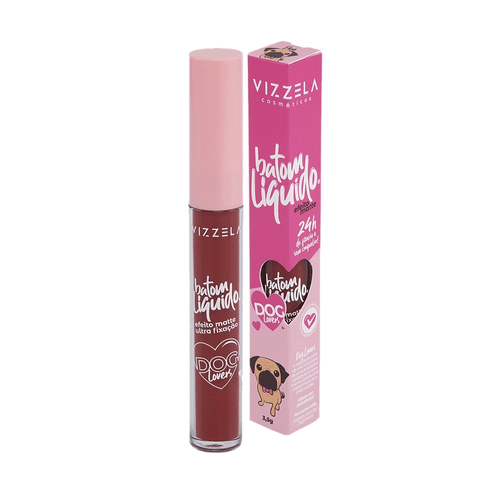 Batom Líquido Vizzela Dog Lovers Cor 10 3,5g
