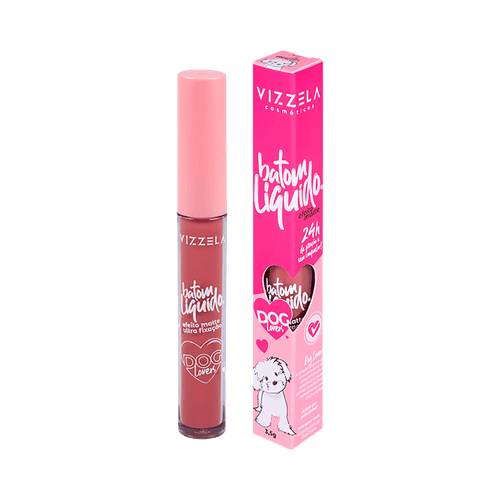 Batom Líquido Vizzela Dog Lovers Cor 16 3,5g
