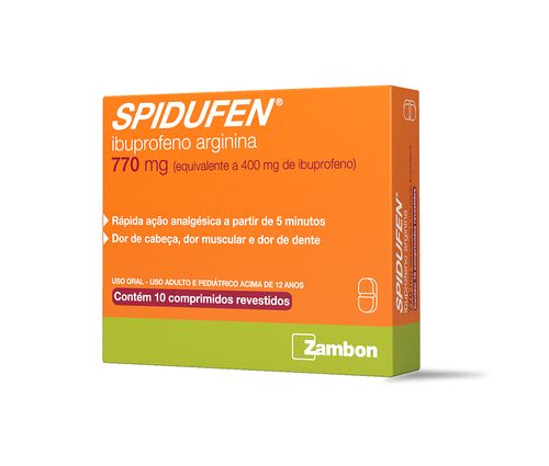 Spidufen 770mg com 10 Comprimidos