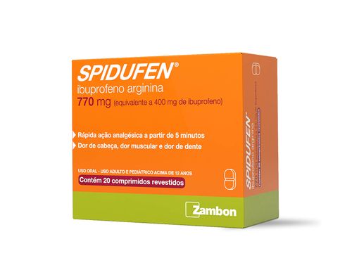 Spidufen 770mg com 20 Comprimidos