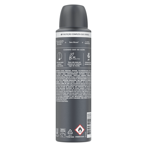 Desodorante Aerosol Dove Men+Care Sem Perfume 150ml 89g