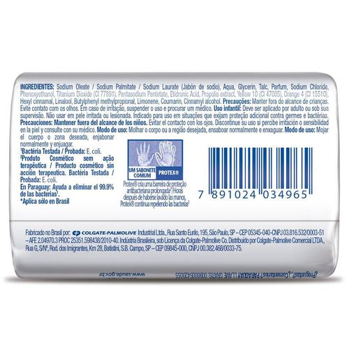 Sabonete Barra Protex Própolis 85g