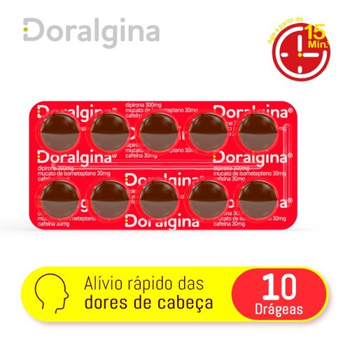 Doralgina com 10 Drágeas