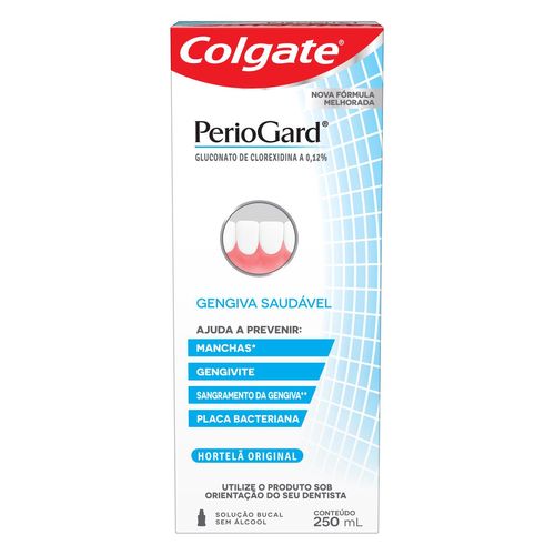 Solução Bucal Colgate Periogard Sem Álcool 250ml