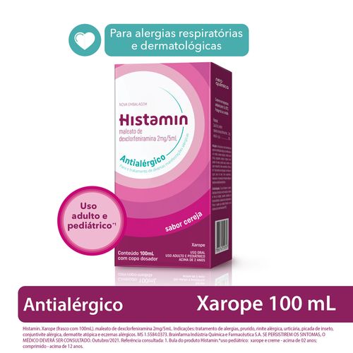 Histamin 2mg/5ml xarope 100ml