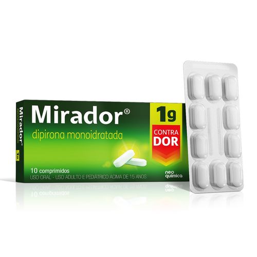 Mirador 1G com 10 comprimidos