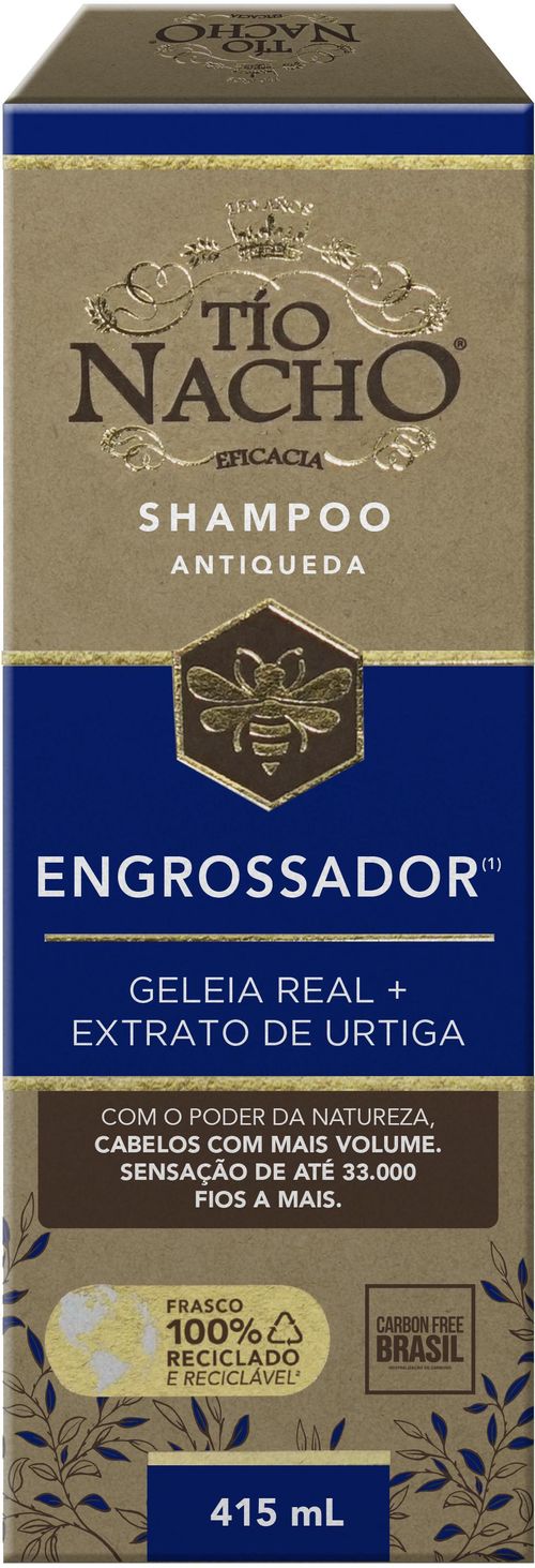Shampoo Tío Nacho Antiqueda Engrossador 415ml