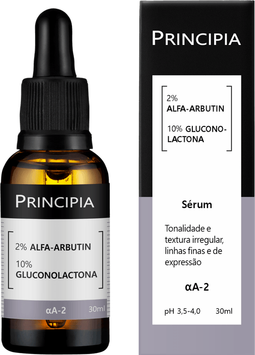 Sérum Facial Principia Aa-2 2% Alfa-arbutin + 10% Gluconolactone 30ml