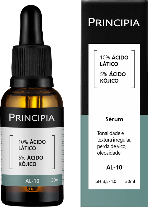 Sérum Facial Principia AL-10 10% Ácido Lático + 5% Ácido Kójiko 30ml