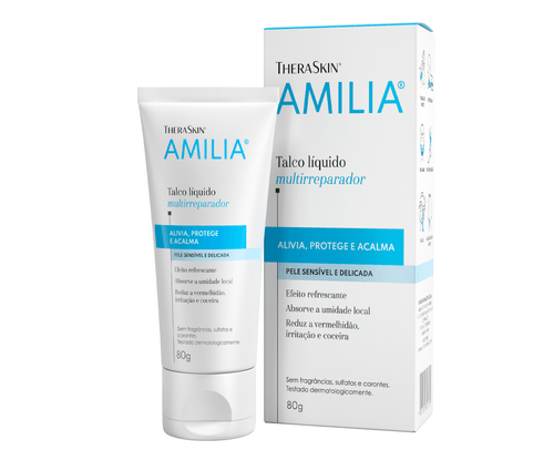 Talco Líquido Amilia 80g