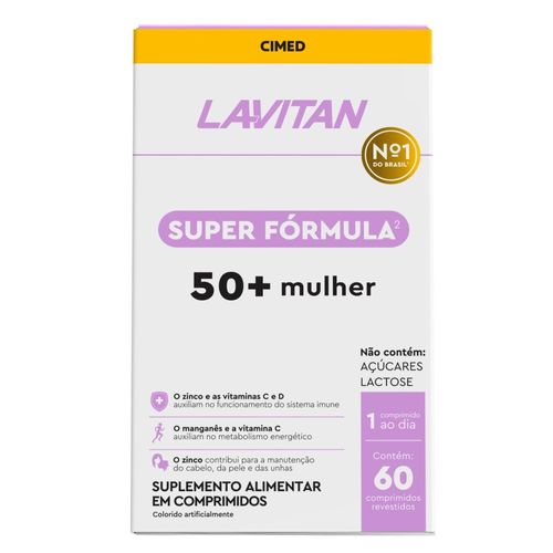 Lavitan 50+ Super Formula com 60 comprimidos