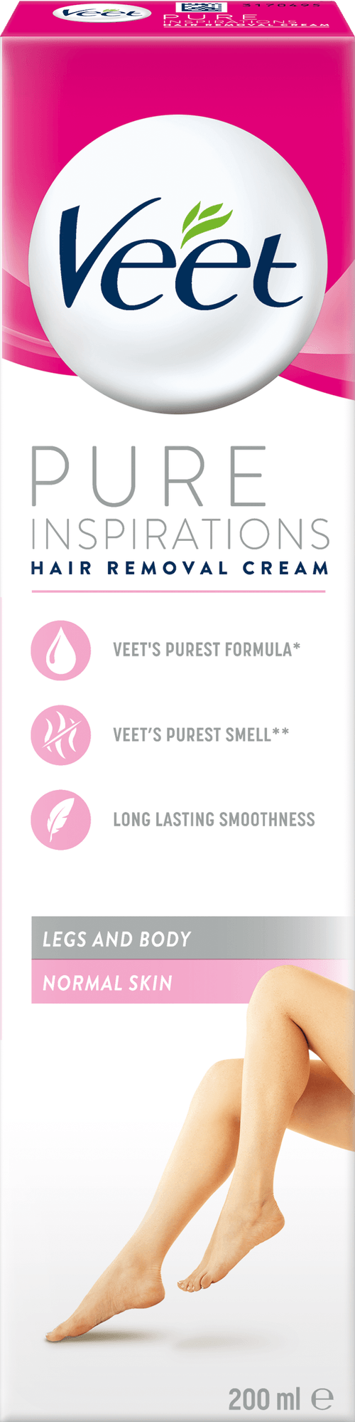 Creme Depilatório Veet Pure & Fresh Pele Normal 200ml