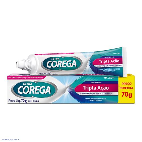 Corega Tripla Ação Creme 70g
