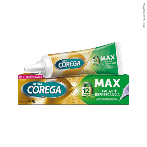 Creme Fixador de Dentaduras Corega Max Menta 40g