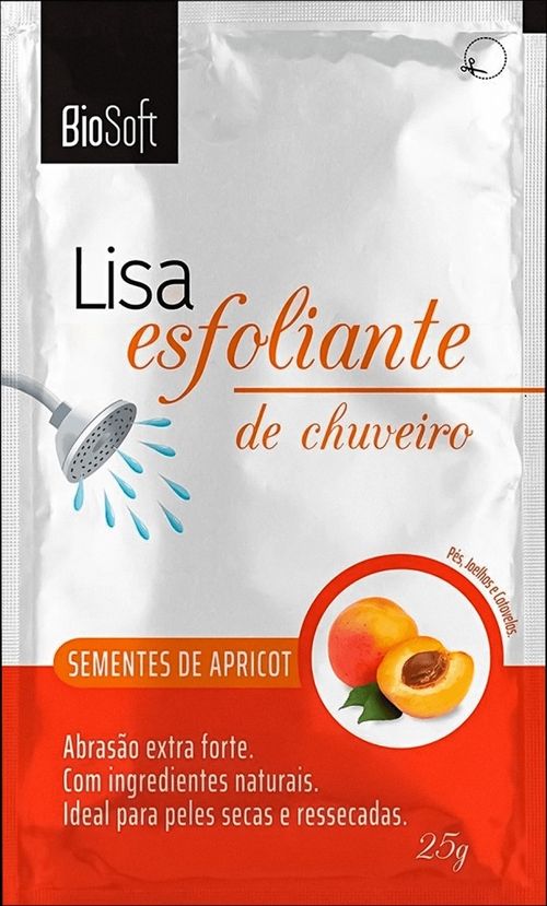Lisa Esfoliante de Chuveiro Sementes Apricot Bio Soft 25g