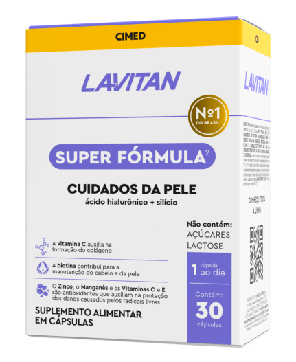 Lavitan Cuidados da Pele com 30 Capsulas