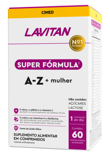 Lavitan Super Formula Mulher A-Z com 60 Comprimidos