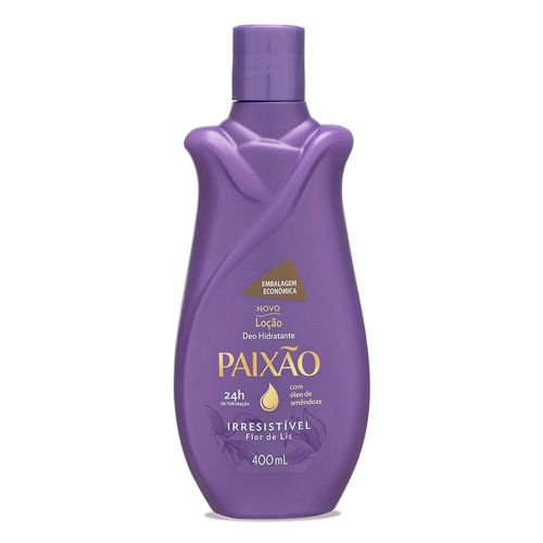 Loção Hidratante Paixão Irresistível 400ml Grátis 80ml
