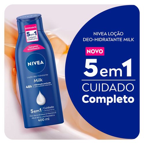 Nivea Loção Hidratante Milk Pele Seca a Extrasseca 400ml