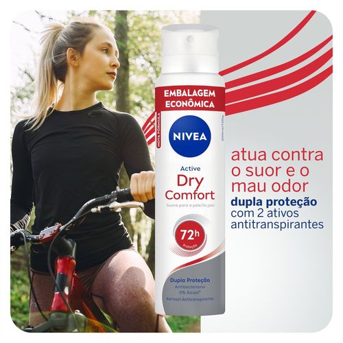 Desodorante Aerosol Nivea Active Dry Comfort 200ml