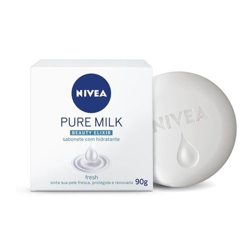 Nivea Sabonete em Barra Pure Milk Fresh 90g
