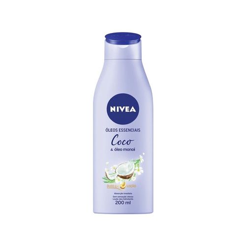 Hidratante Nivea Óleos Essenciais Coco e Óleo Monoi 200ml