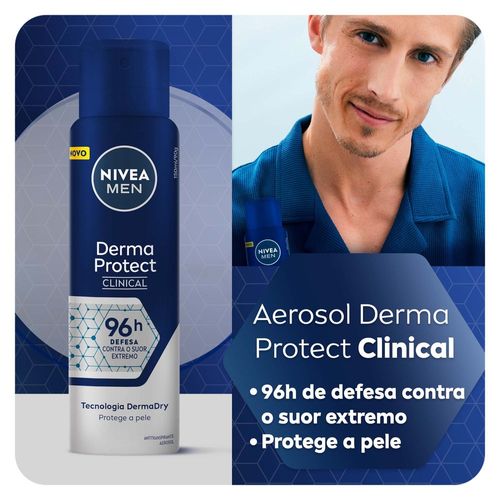 Desodorante Aerosol Nivea Men Derma Protect Clinical 150ml