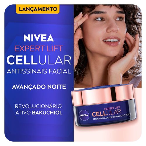 Creme Facial Antissinais Nivea Cellular Expert Lift Noite 50ml