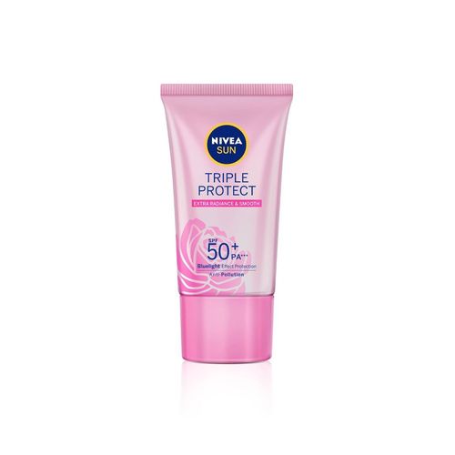 Protetor Solar Facial Nivea Sun Tripla Proteção Pele Radiante FPS50 40ml