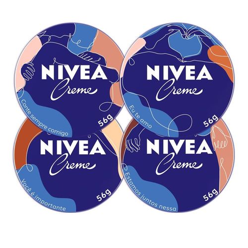 Nivea Creme Hidratante Lata 56g - Ed. Limitada O Toque Que Transforma