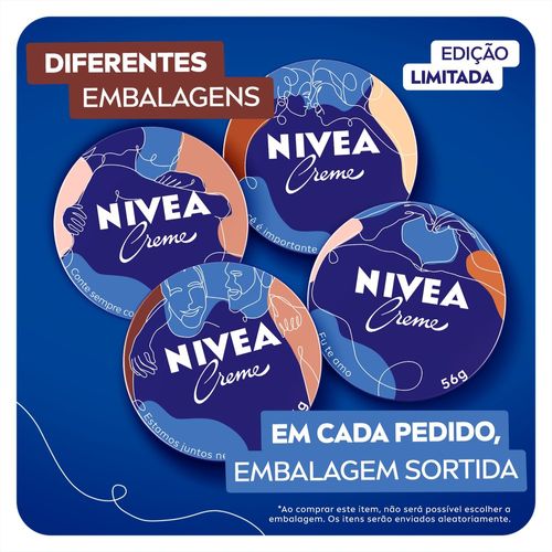 Nivea Creme Hidratante Lata 56g - Ed. Limitada O Toque Que Transforma