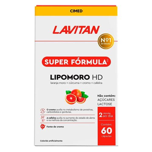 Lavitan Super Formula Lipomoro com 60 Capsulas