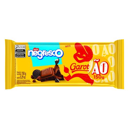 Chocolate Garotão Negresco Tablete 150g