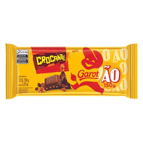 Chocolate Garotão Crocante Tablete 150g