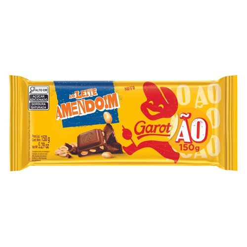 Chocolate Garotão Amendoim Tablete 150g