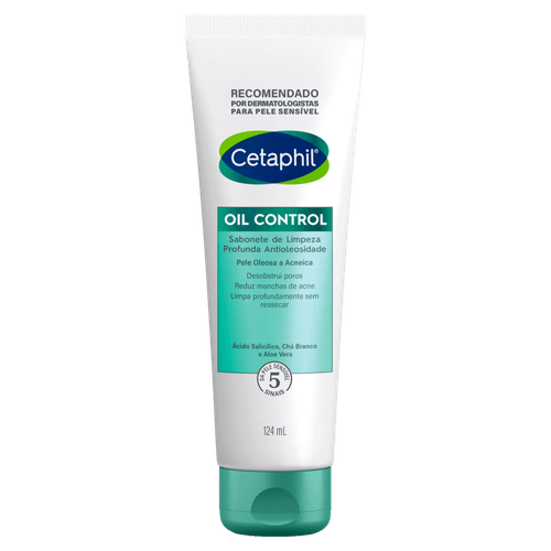 Sabonete Liquido Limpeza Profunda Antioleosidade Cetaphil Oil Control 124ml