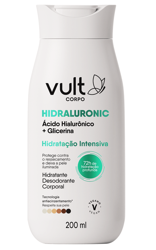 Loção Hidratante Corporal Glicerina Vult 200ml