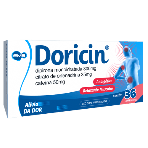 Doricin com 36 comprimidos