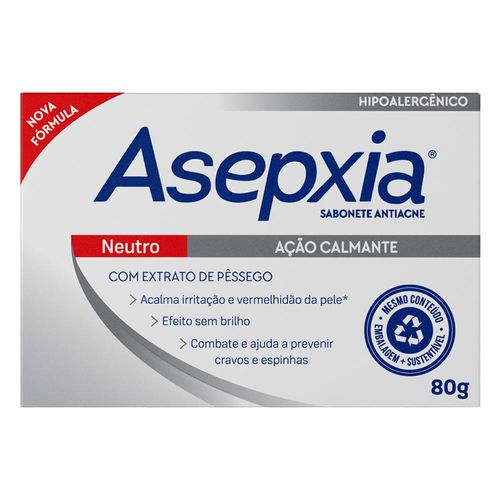 Sabonete Barra Asepxia Neutro 80g