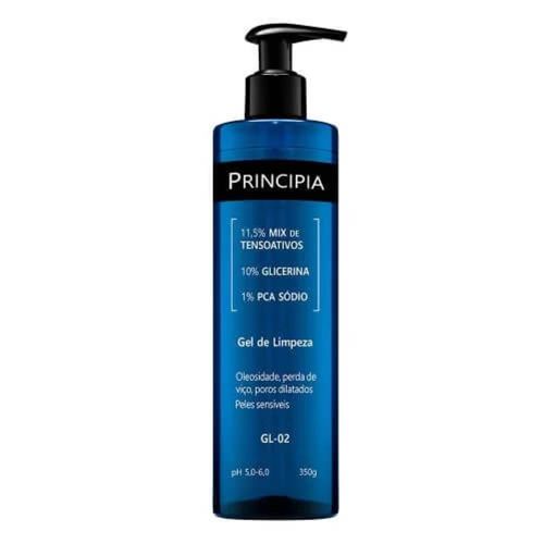 Gel de Limpeza Suave 11,5% Tensoativos + 10% Glicerina + 1% PCA Sódio Principia Skincare GL-02 com 350ml