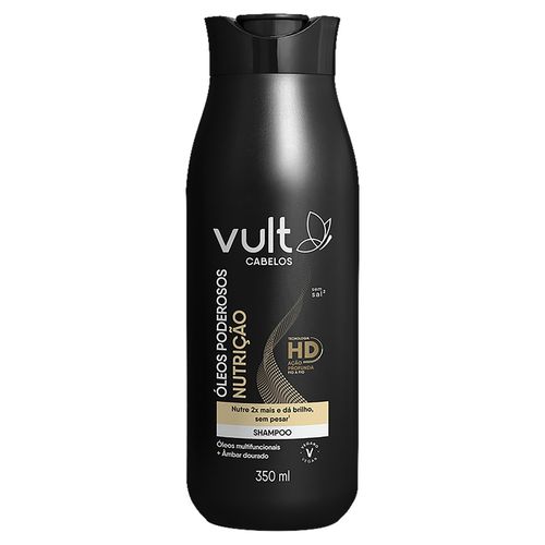Shampoo Vult Cabelos Óleos Poderosos Nutrição 350ml