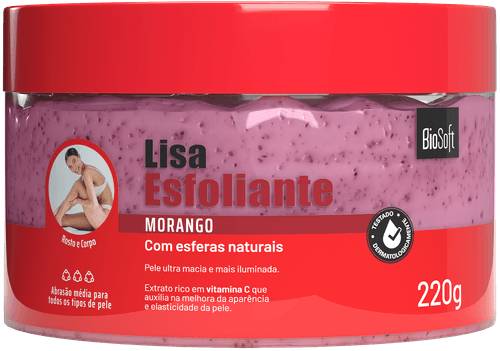 Lisa Esfoliante Corporal Morango 220G