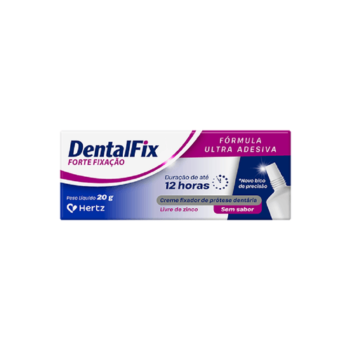 Creme Fixador de Dentaduras Dentalfix Sem Sabor 20g