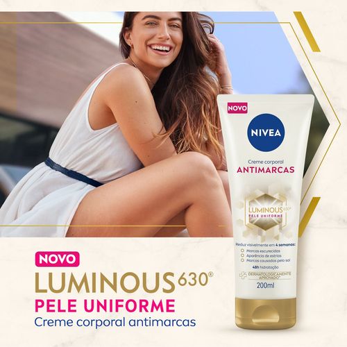Creme Corporal Nivea Luminous 630 Antimarcas 200ml